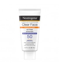 Neutrogena Clear Face Breakout Free Oil-Free Sunscreen SPF50 88ml
